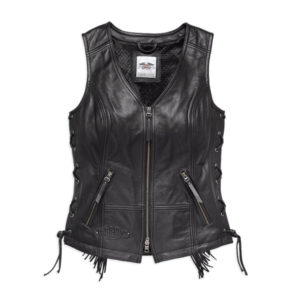 Boone Fringed Leather Vest