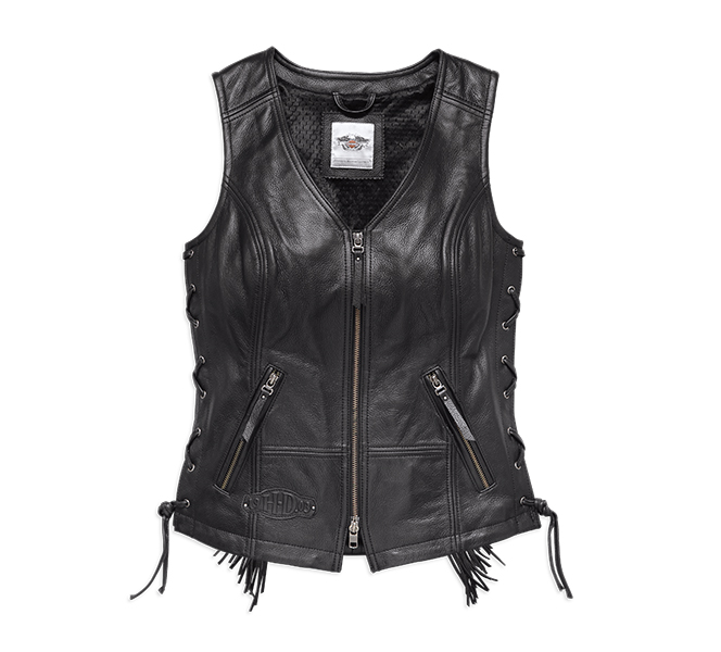 Boone Fringed Leather Vest