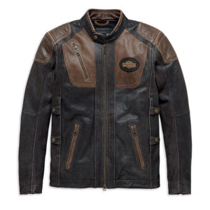 H-D Triple Vent System Trostel Leather Jacket